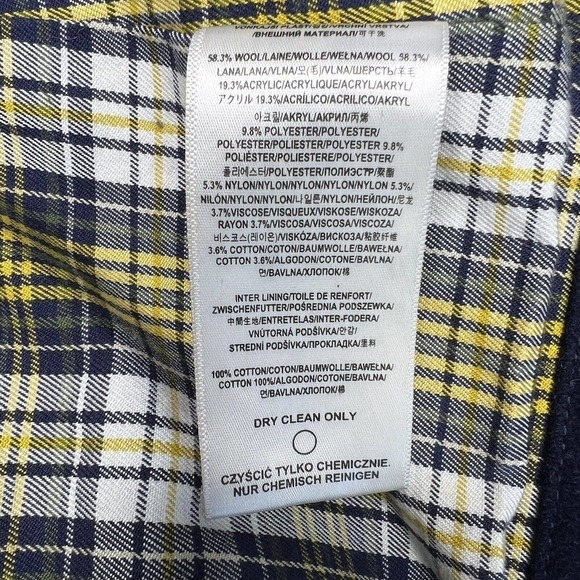 Burton Women's Blue Wool Blend Full Zip Long Sleeve Hooded Jacket Size S - Picture 7 of 9